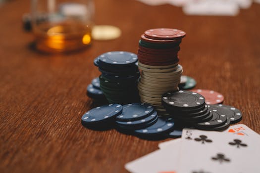 Mesa de cartas estilo poker — arte conceitual 551bet
